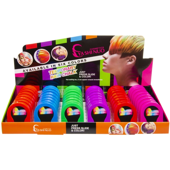 Hair coloring chalk - 6 colors mix