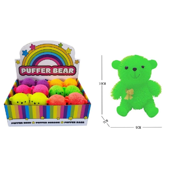 Anti-stress bear made of silicone