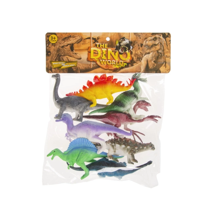 Velké figurky dinosaurů 8 kusů v sáčku