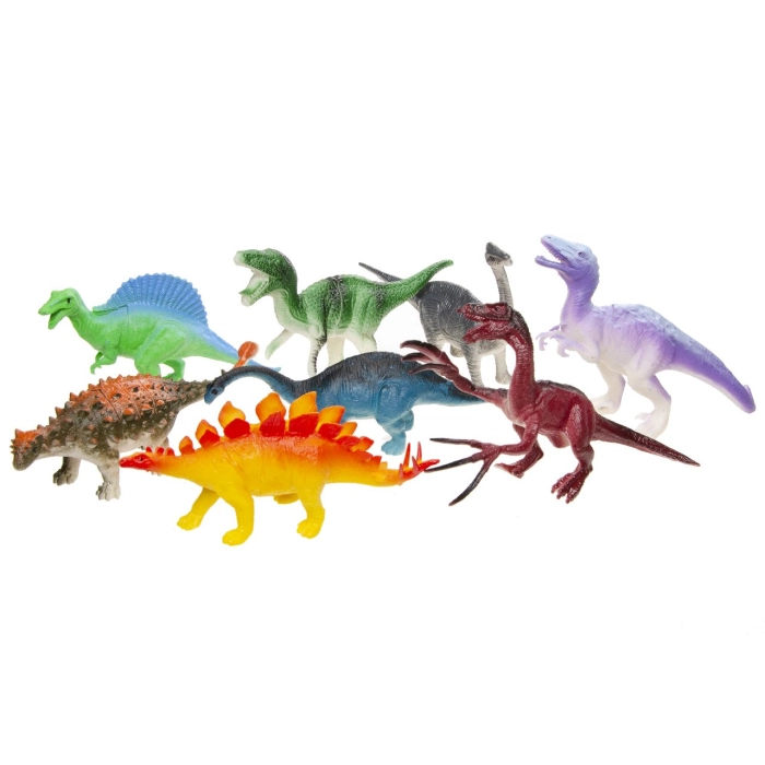 Velké figurky dinosaurů 8 kusů v sáčku