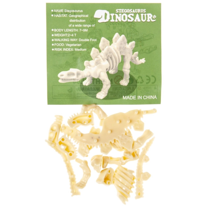 Zbuduj szkielet dinozaura - puzzle 3D