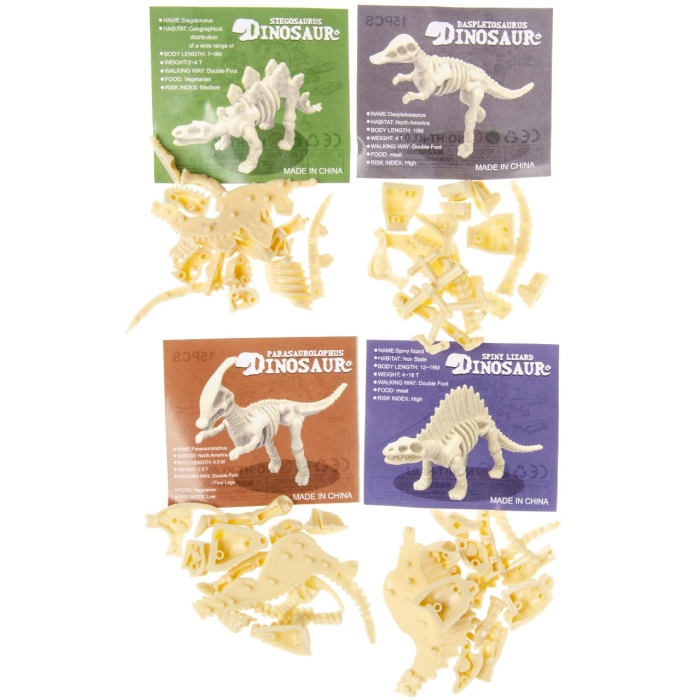 Zbuduj szkielet dinozaura - puzzle 3D