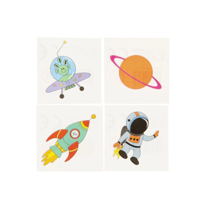 Space Tattoo for Little Astronauts