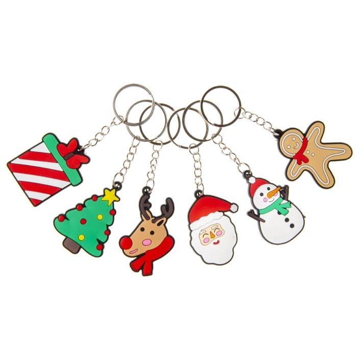 Schlüsselanhänger Weihnachten - Mix