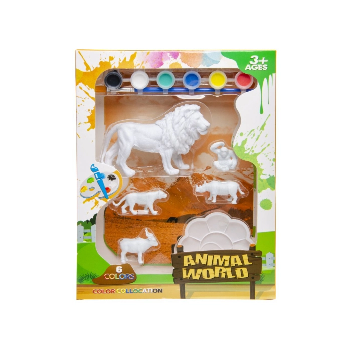Wilde Tiere malen + Farben