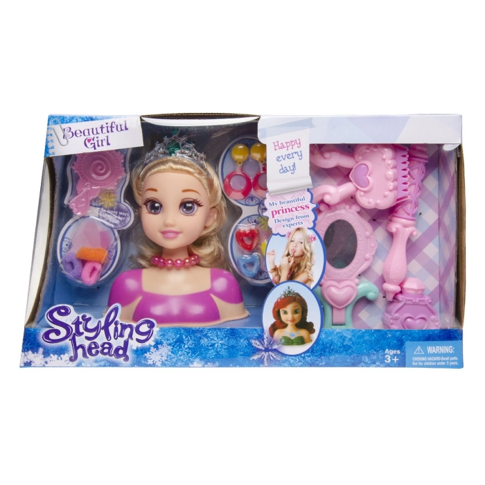 Princess doll to be combed with accessories L
