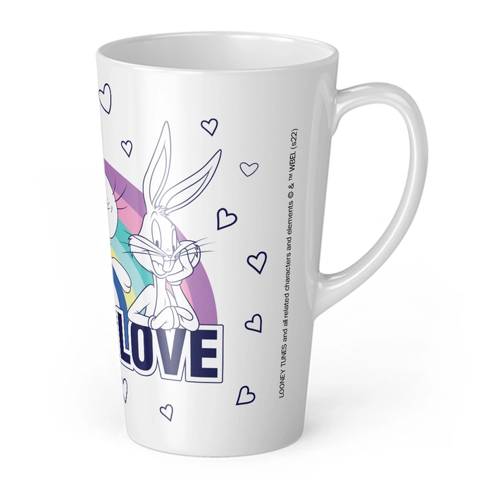 Ceramiczny kubek XL Latte Looney Tunes - Love is Love