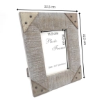 10 x 15 manga frame inlaid with metal elements