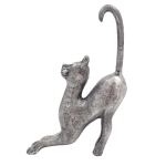 Figurka kočky 23 cm, hliník