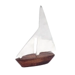 Decorative yacht figurine, 27 cm