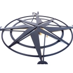 Large metal wind rose - 62 x 61 cm