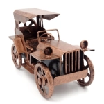 Figurka samochodu retro - metalowa