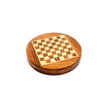 Mágneses sakkfigurák kerek dobozban