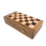 Szachy magnetyczne z palisandru indyjskiego 30X30 cm