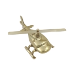 Metalowy model helikoptera - aluminium