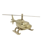 Metalowy model helikoptera - aluminium