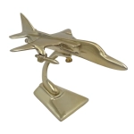 Metalowy model myśliwca Jaguar - aluminium