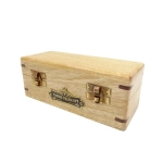 Retro telescope in a wooden box