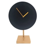Elegancki zegar metalowy - tarcza śr. 26 cm