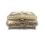 Gold metal box
