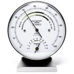Fischer room hygrometer with thermometer and comfort scale
