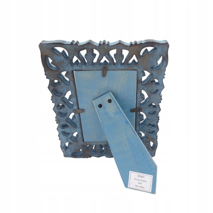 Drewniana ramka na zdjęcia Blue, format zdjęcia 15x10cm
