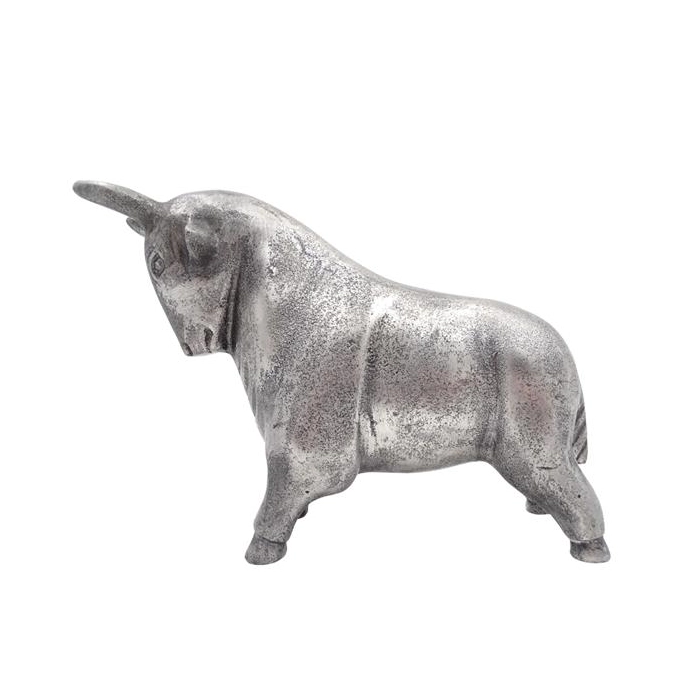 Byk- figurka dekoracyjna aluminium