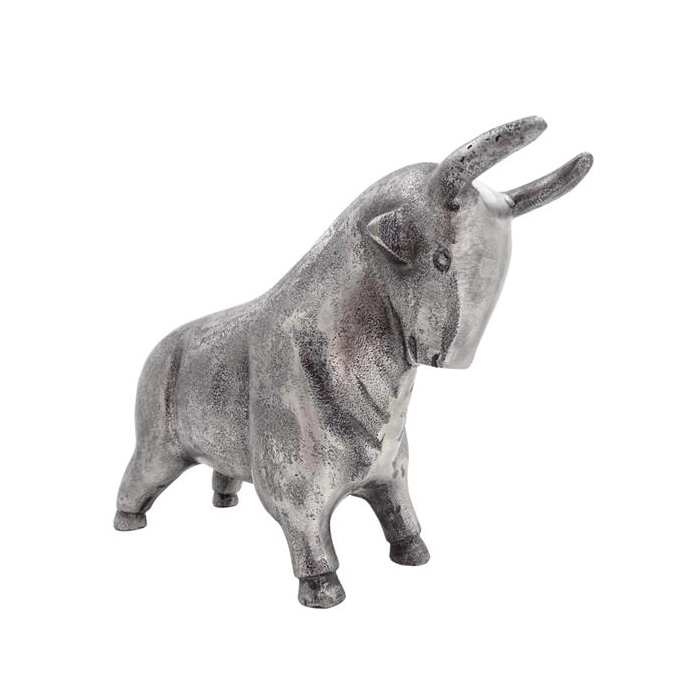 Byk- figurka dekoracyjna aluminium