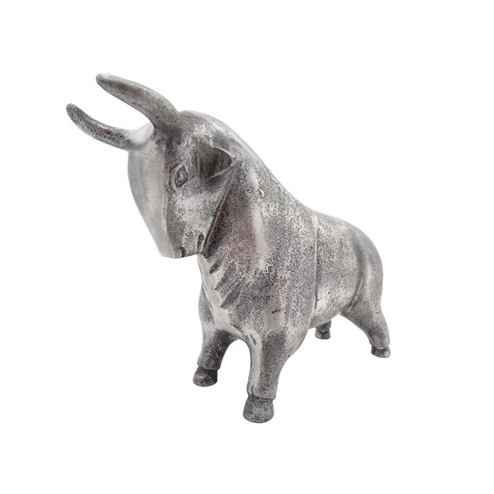 Byk- figurka dekoracyjna aluminium