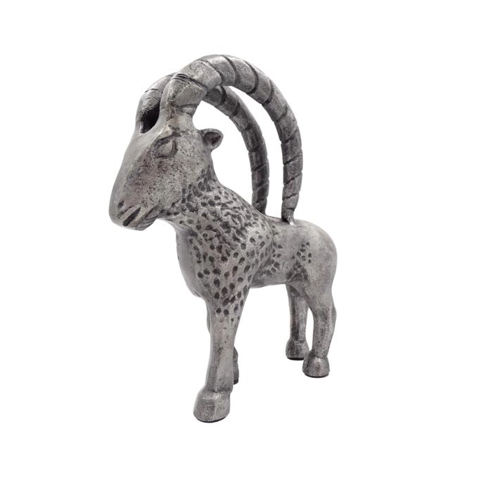 Koziorożec - figurka dekoracyjna metalowa
