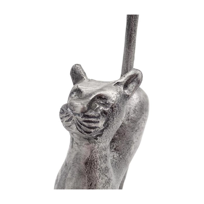 Figurka kočky 23 cm, hliník