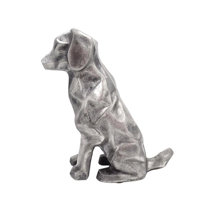 Figurka psa 26 cm, aluminium