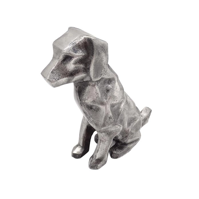 Figurka psa 26 cm, aluminium