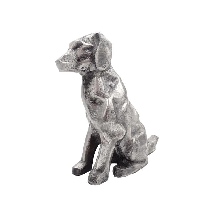 Figurka psa 26 cm, aluminium