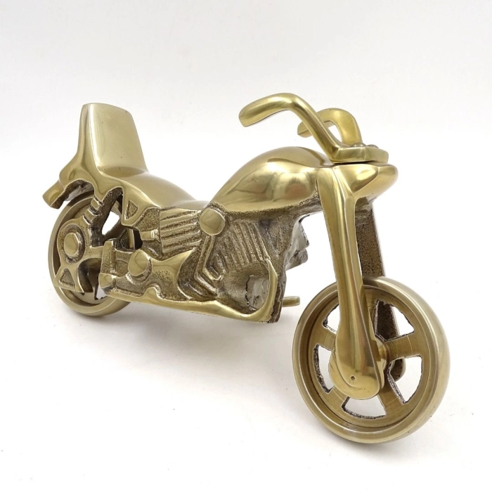 Metalowy model motocykla - aluminium