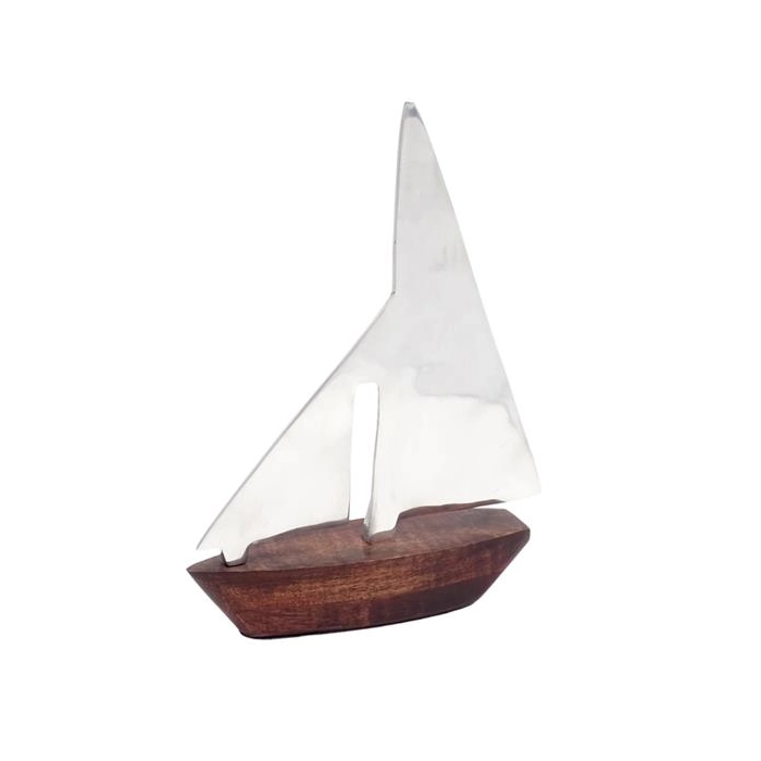 Decorative yacht figurine, 27 cm