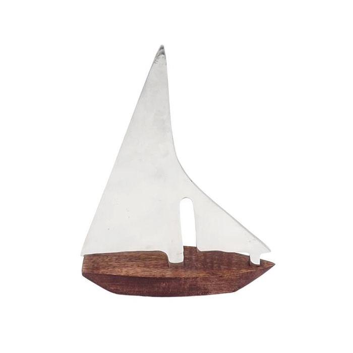 Decorative yacht figurine, 27 cm