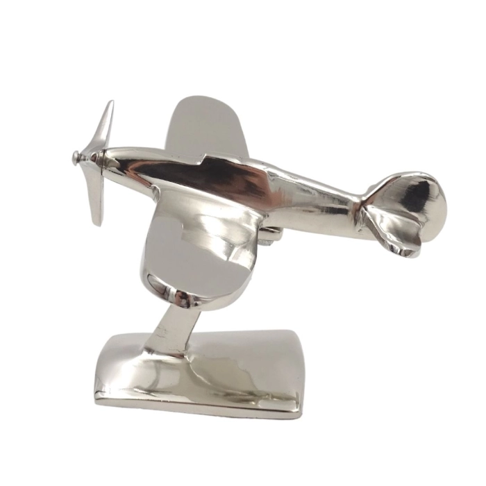 Metallmodell eines einmotorigen Flugzeugs
