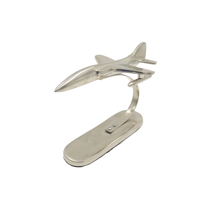Metalowy model myśliwca - aluminium