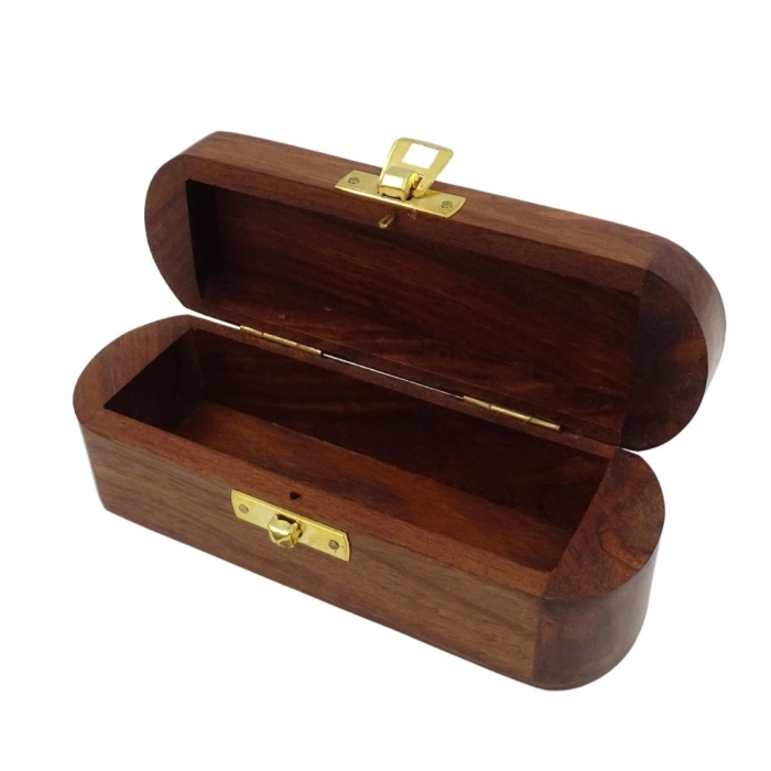 Hölzerne längliche Geschenkbox