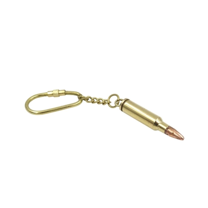 Sharpshooter keyring - brass cartridge