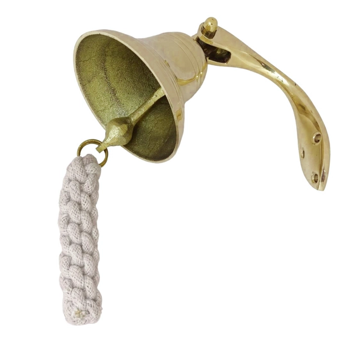 Dzwon żeglarski mosiężny - śr. 10cm