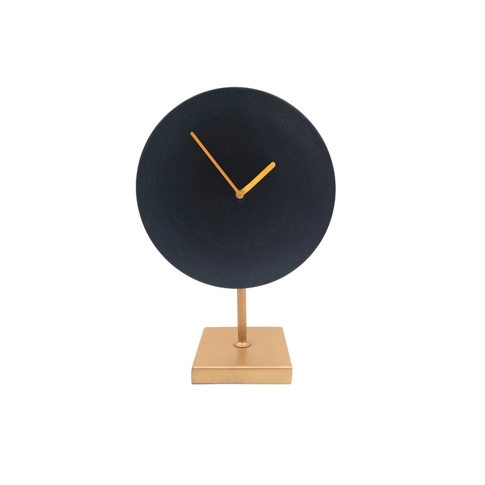 Elegancki zegar metalowy - tarcza śr. 26 cm