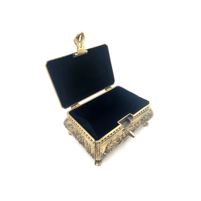 Gold metal box