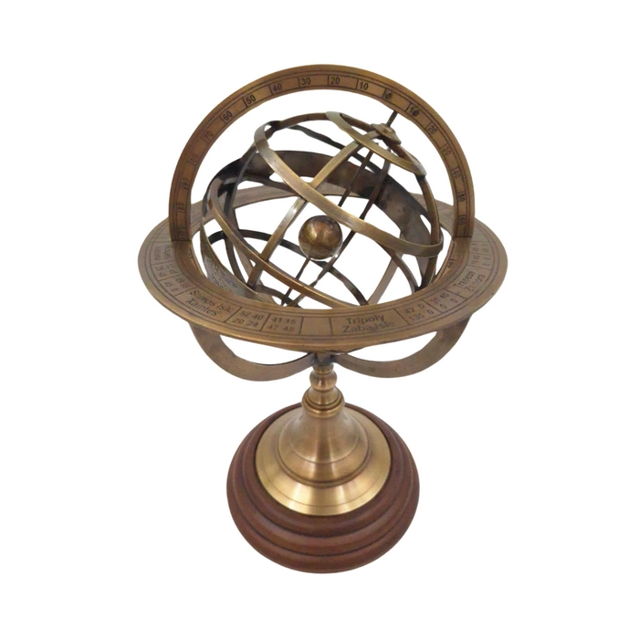 Astrolabium Sferyczne 'Tajemnice Kosmosu' - Elegancja Naukowa w Domu