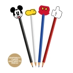 Disney Mickey Mouse erasers - licensed product 4 pieces