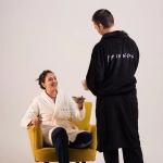 Szlafrok męski Friends Przyjaciele - produkt licencyjny