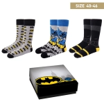 Ponožky Batman 3 páry veľkosť 40-46