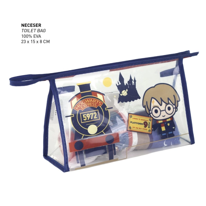 Zestaw łazienkowy Harry Potter kosmetyczka + ręcznik + kubek + szczotka - produkt licencyjny