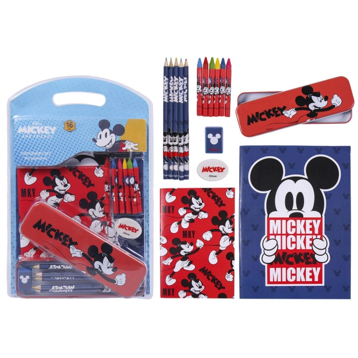 Disney Mickey Mouse Schreibwaren-Set für die Schule - Lizenziertes Produkt